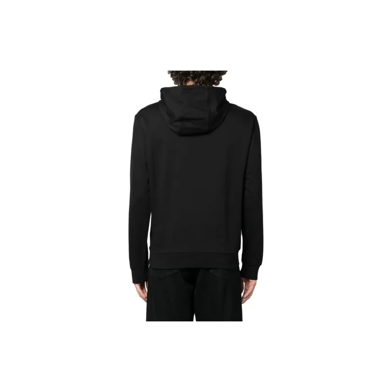 EMPORIO ARMANI Logo print Cotton Hoodie-2
