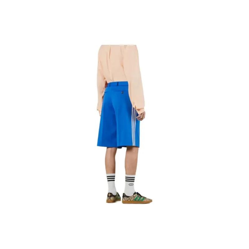 Adidas X GUCCI Casual Shorts Men Blue-1