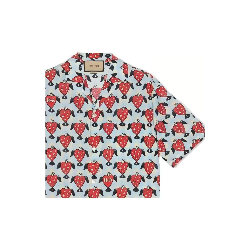 GUCCI Gucci X Harry Styles Co branded FW22 Shirt Men's Multicolor-5