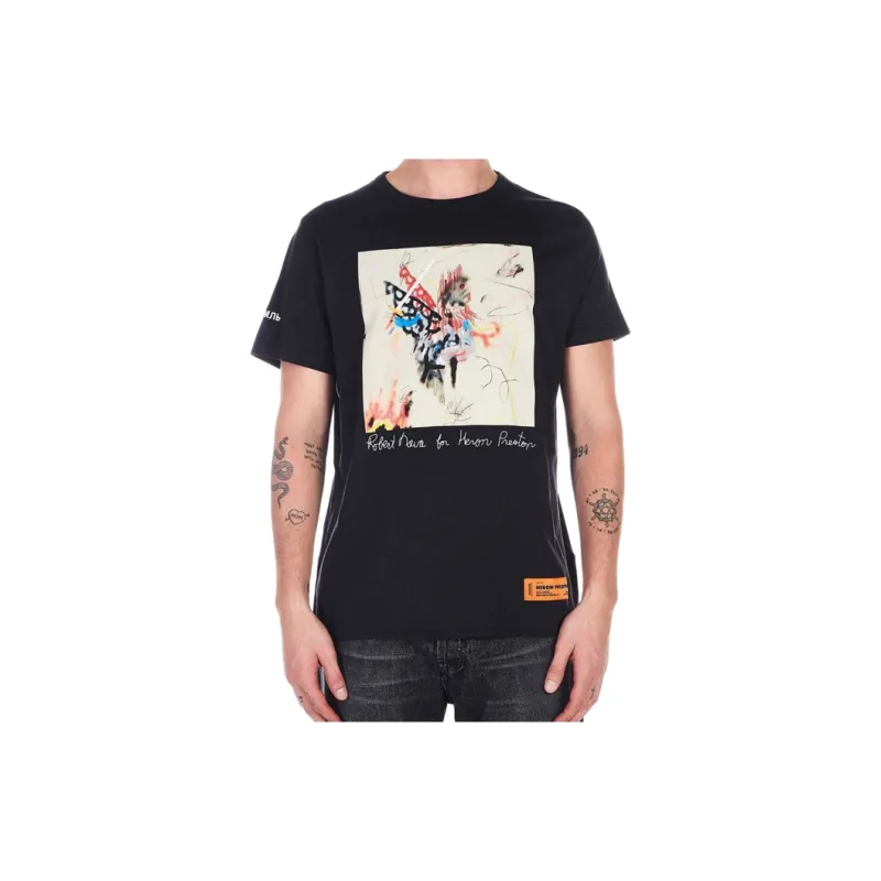 HERON PRESTON T-Shirts Men Black-2