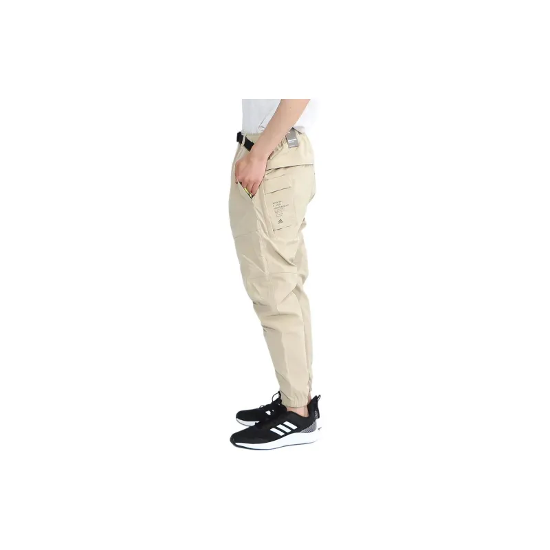 Adidas Knitted Sweatpants Men Grassland Brown-4
