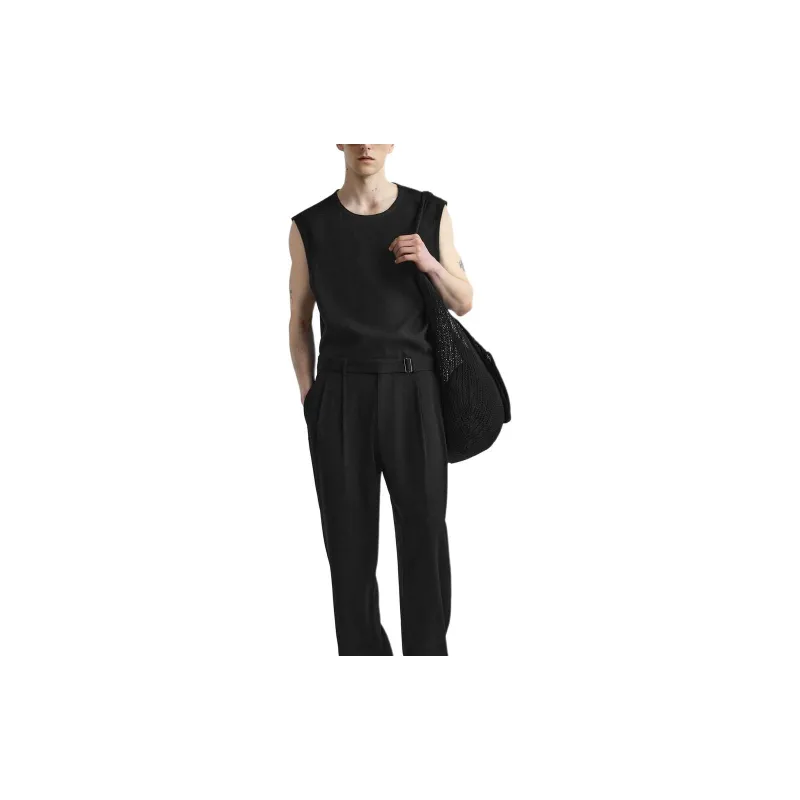 ZARA T Shirts Men Black-2