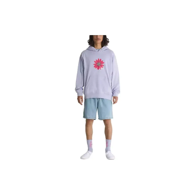 Vans Dazed Snap Pullover Hoodie Sweatshirt Men's Light Purple-1