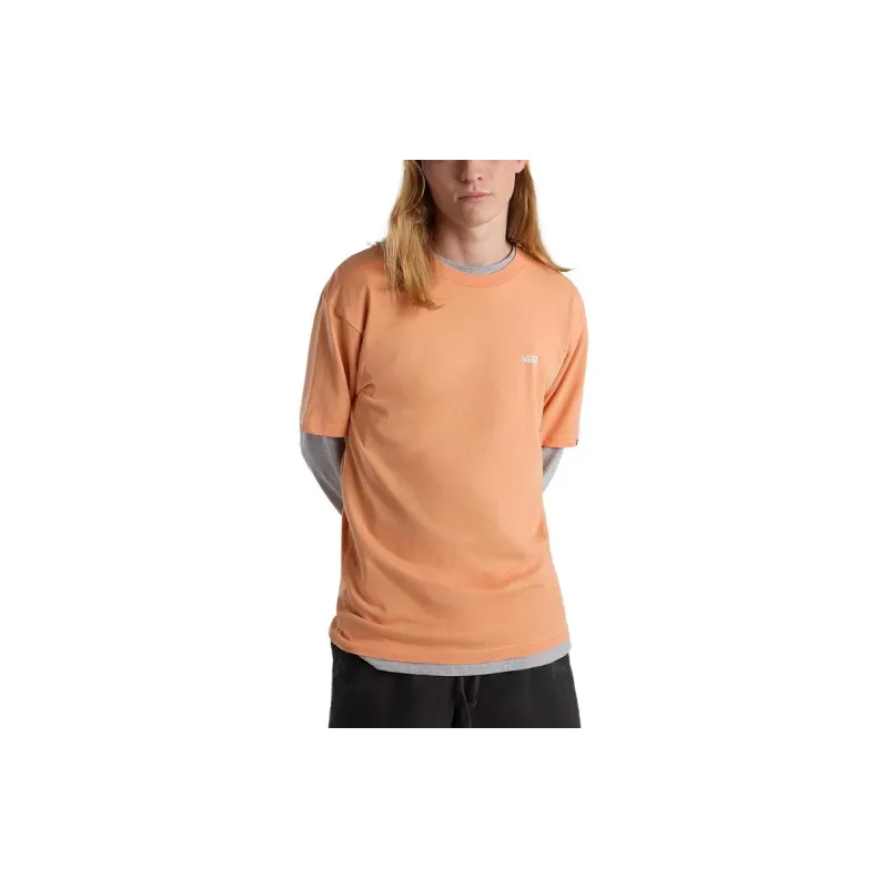 Vans Left Chest T-Shirts Men Orange-2