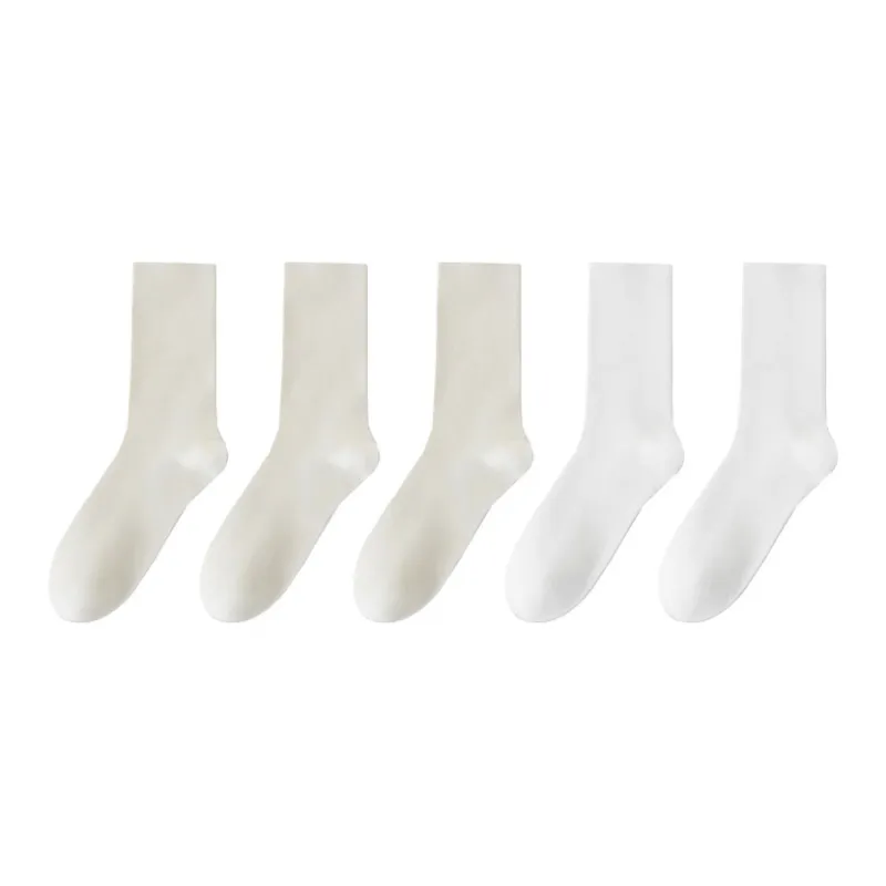 Lan Miao Mid Calf Socks Women's 5 Pack-8