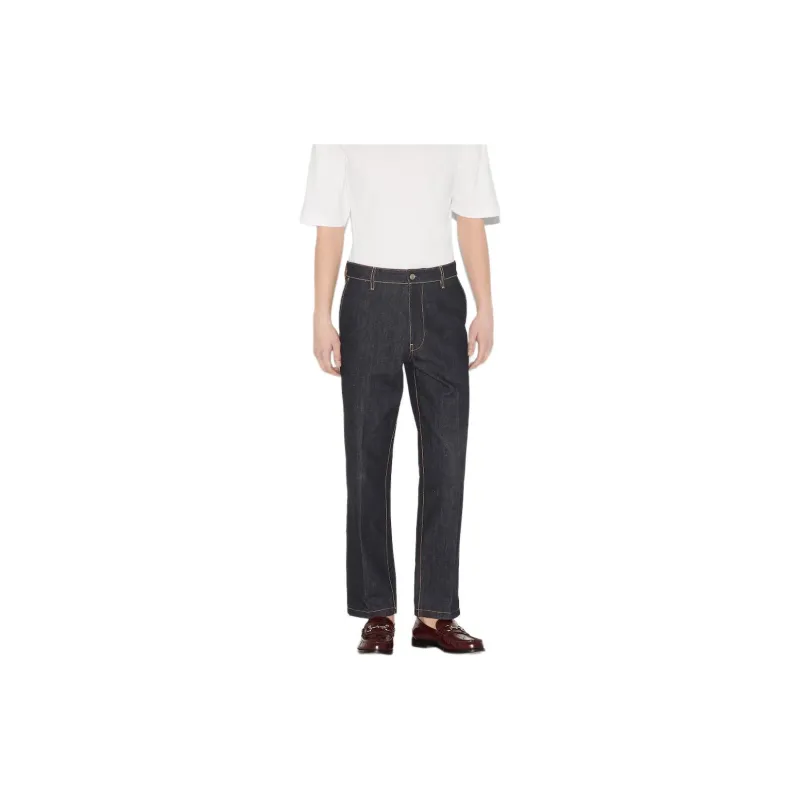 GUCCI Jeans Men Dark Blue-3