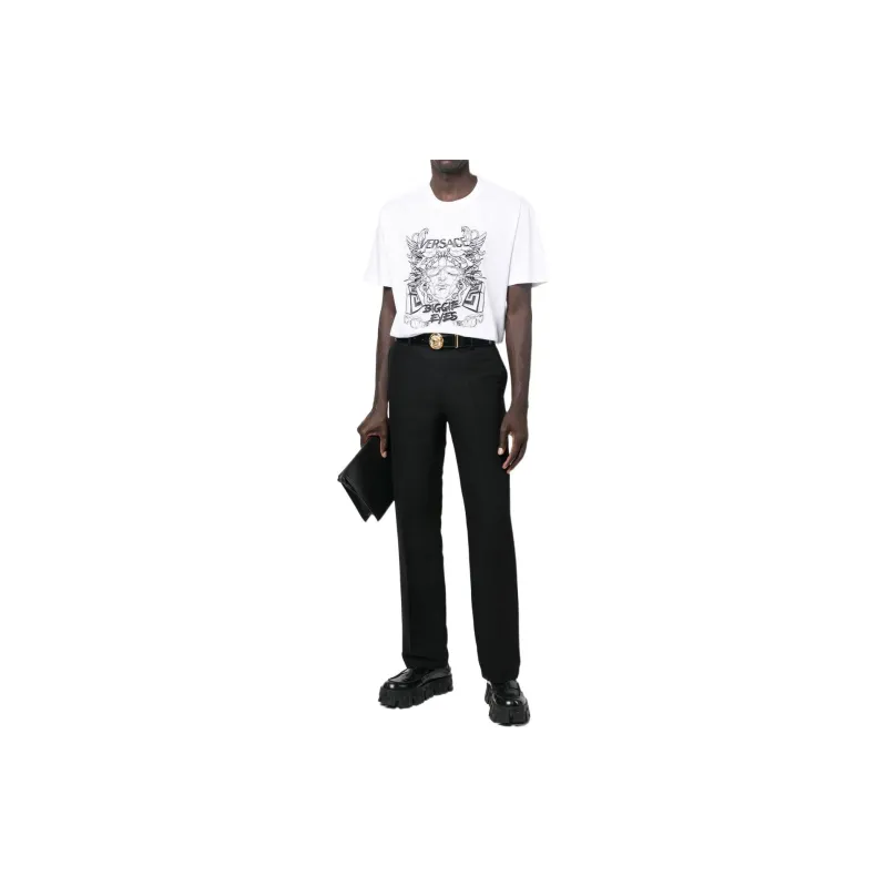 VERSACE Medusa Head-Printed Crewneck T-Shirt-2
