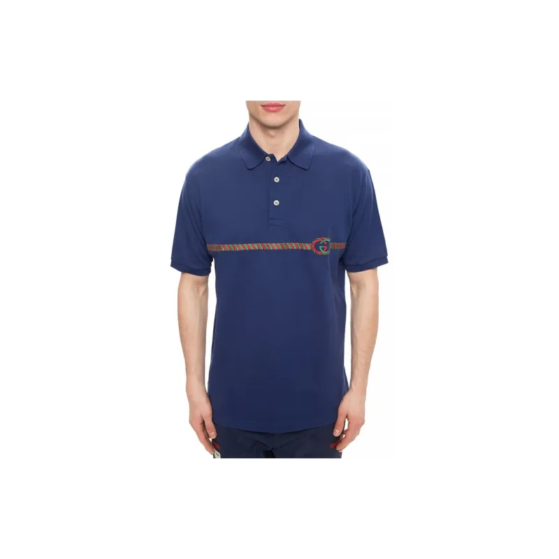 GUCCI Polo Shirts Men Blue-4