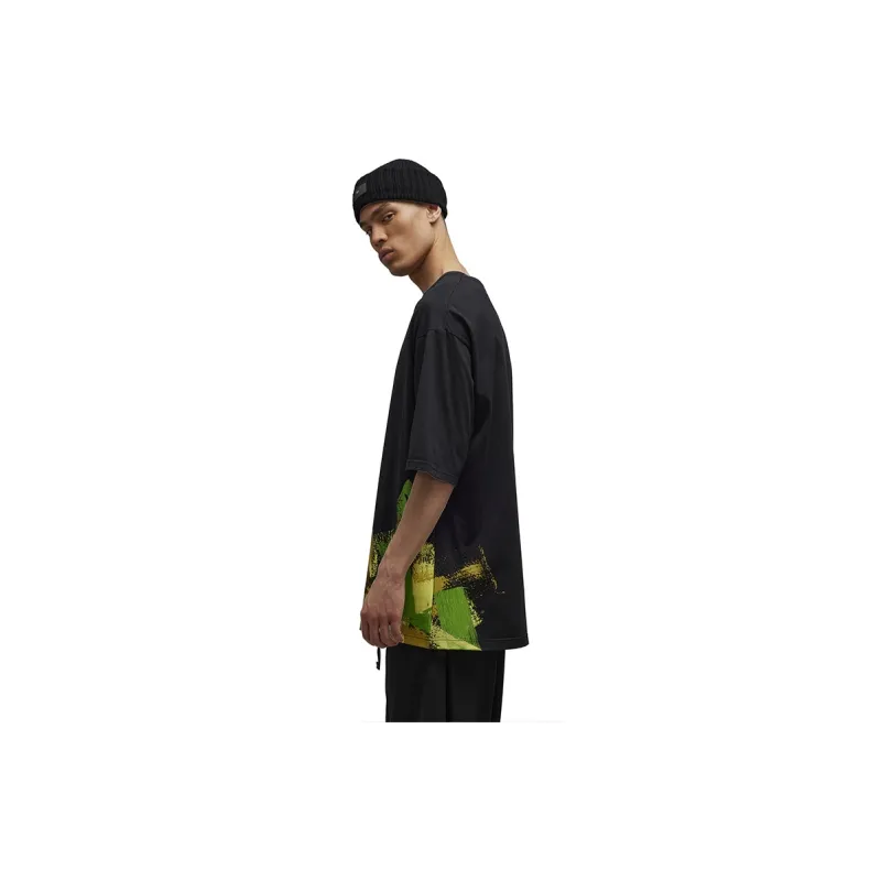 Y 3 T Shirts Unisex Black-1
