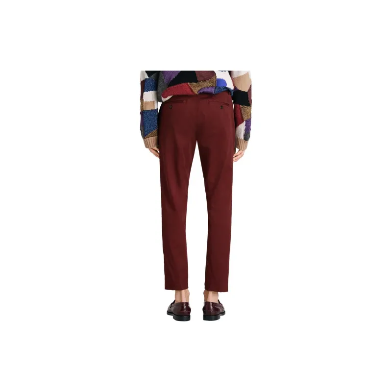 Burberry FW22 Casual Pants Men's Dark Red-3