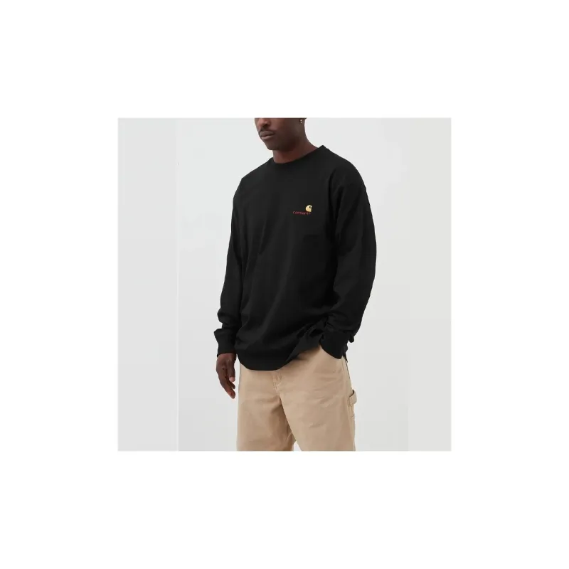 Carhartt WIP L/S American Script T Shirt-1
