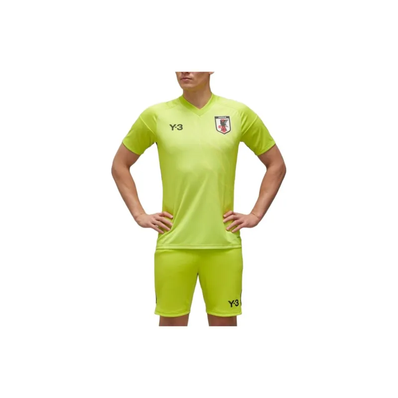 Y 3 JFA Co branded Series T Shirts Men Half Sunlight Yellow-2