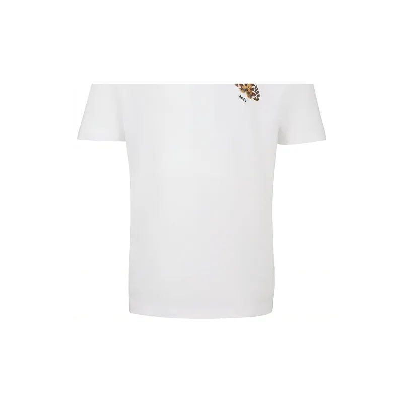 HUGO BOSS SS24 Drop Shoulder Sleeve T Shirt Men's White-4