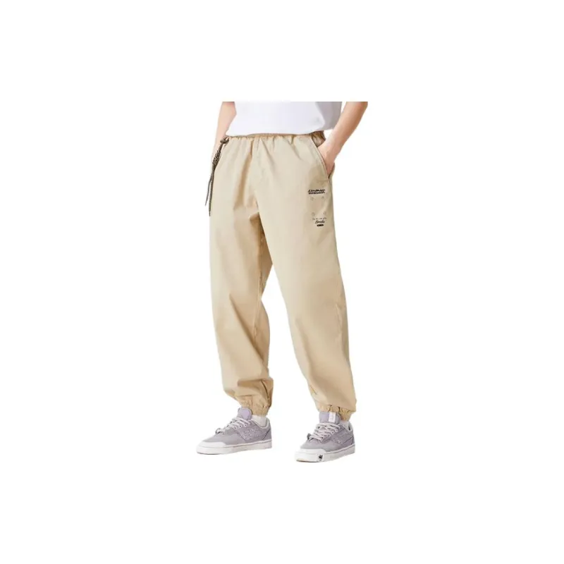 LiNing Skateboard Casual Pants Men's Khaki-2
