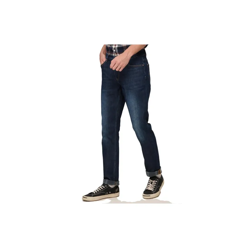 HAZZYS Jeans Men Dark Navy Blue-2