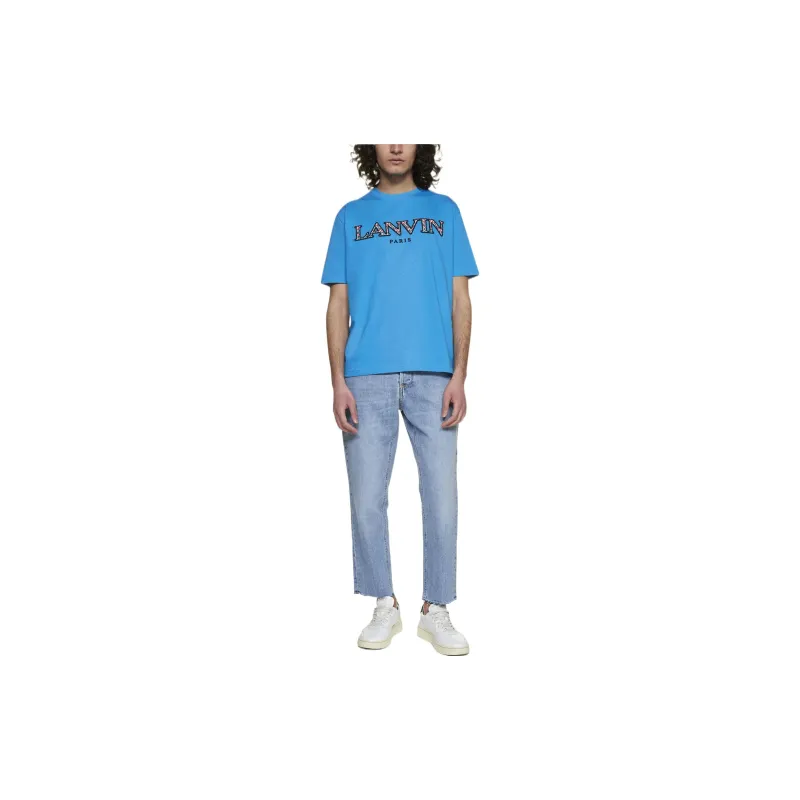 Lanvin T Shirts Men Blue-1