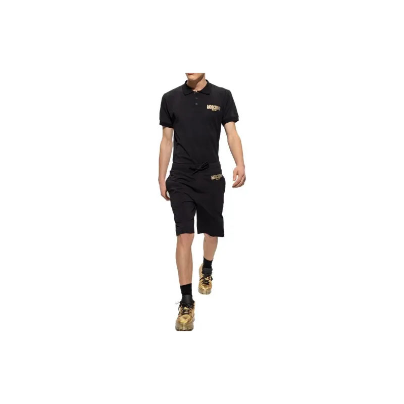 MOSCHINO Polo Shirts Men Black-3