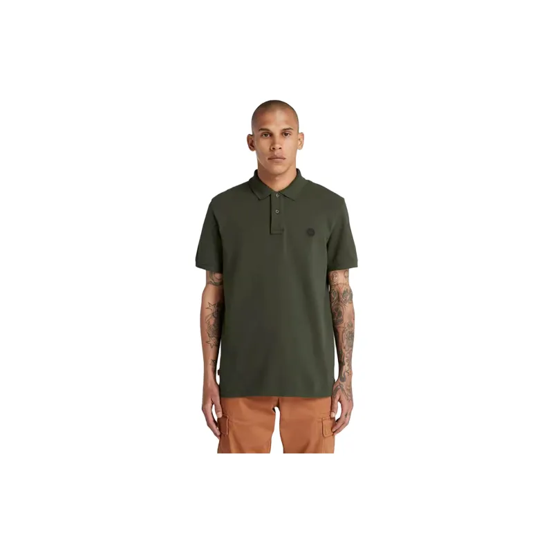 Timberland Polo Shirts Men Luggage Bag Green-3