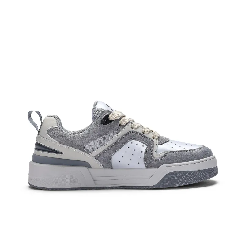JEEP SPIRIT Skateboard Shoes Men Low Top Time Gray-1