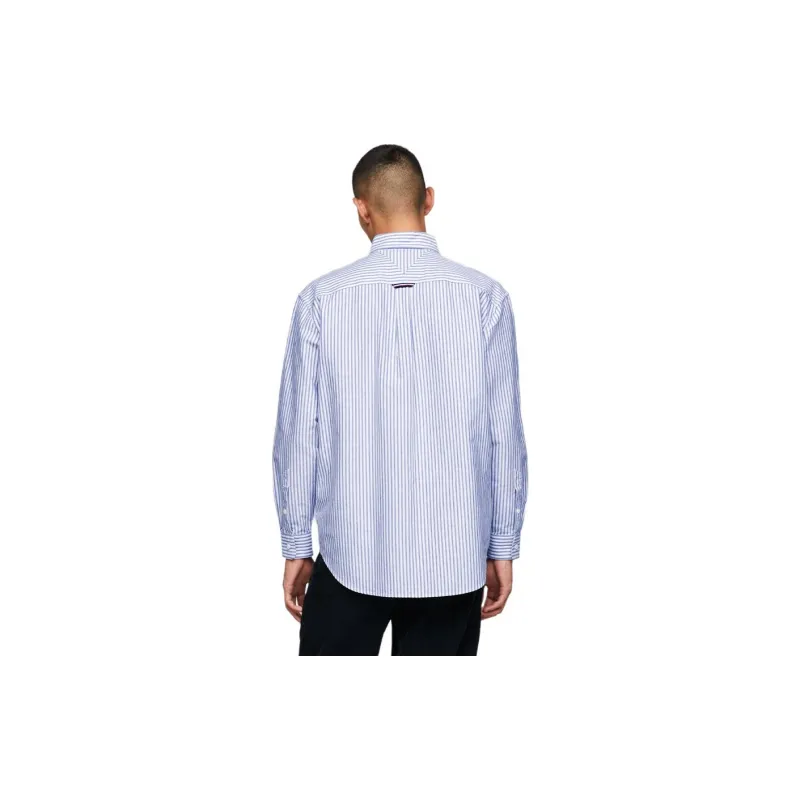 Tommy Hilfiger Shirts Men Blue White Stripes 0A4-3