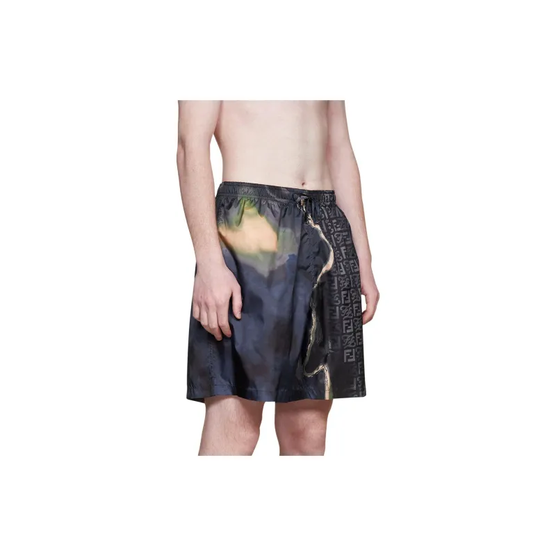 FENDI Casual Shorts Men's Dark Blue-4
