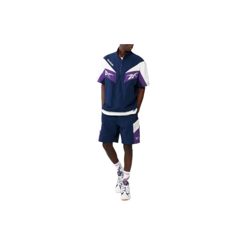 Reebok TWIN VECTOR Sweatshirt Unisex Navy Blue-3