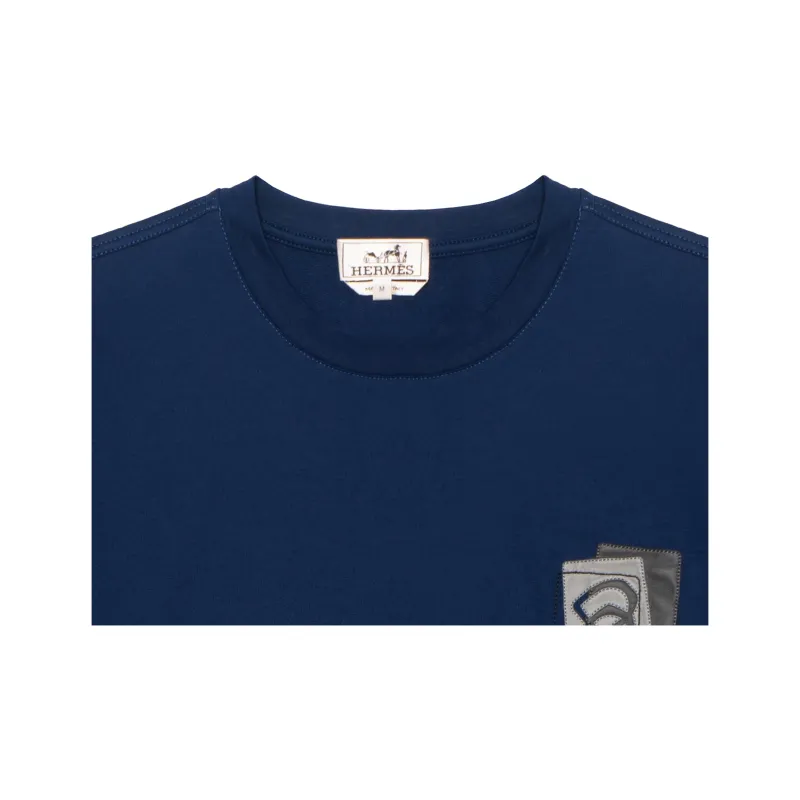 HERMES T Shirts Men Blue-2