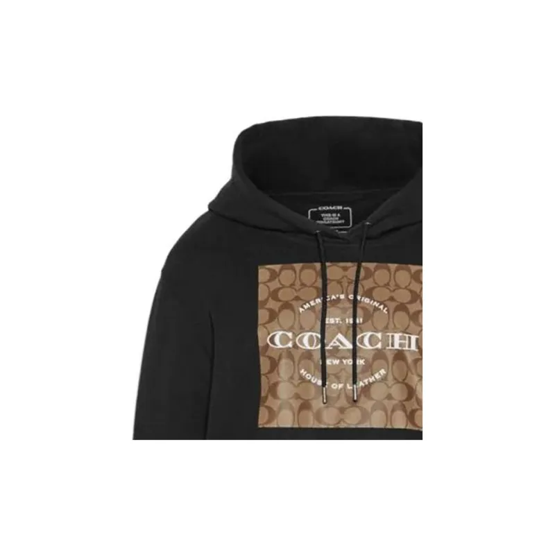 COACH FW22 Sweatshirt Unisex Black-4