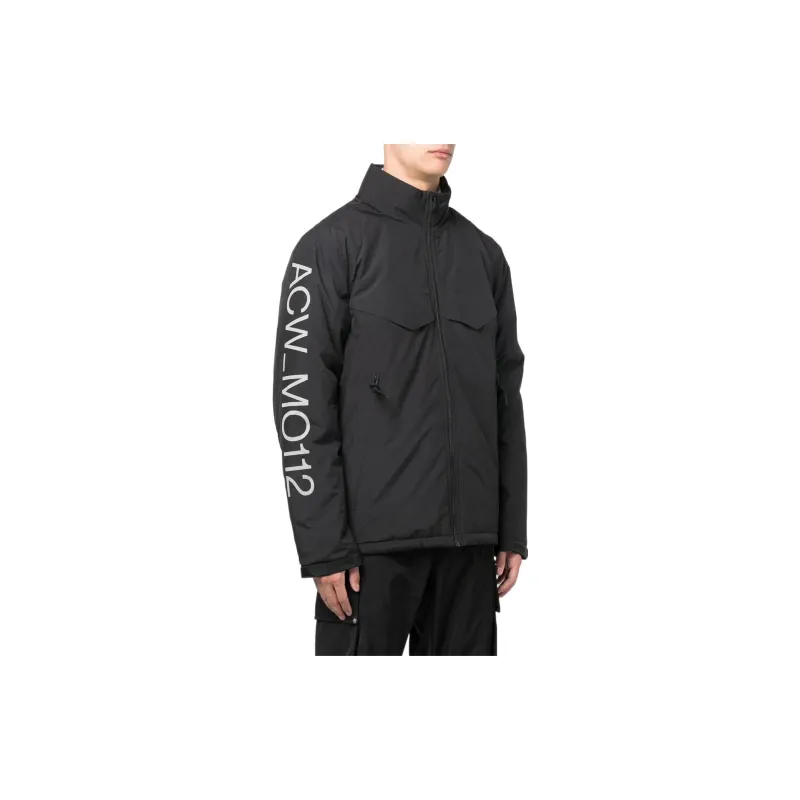 A COLD WALL* Logo print Zipped Jacket-3