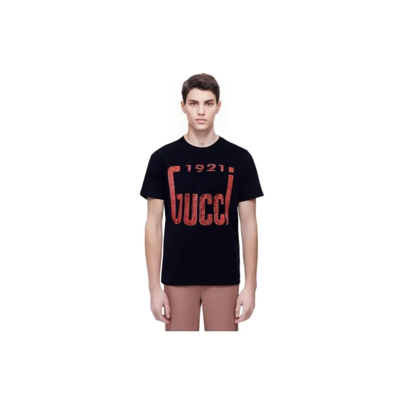 GUCCI 1921 SS22 T-Shirt Men's Black-6