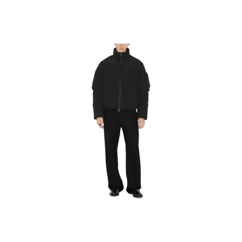 Burberry EKD Embroidered Zip Up Down Jacket-1