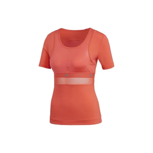 Adidas T-Shirts Women's Hot Coral