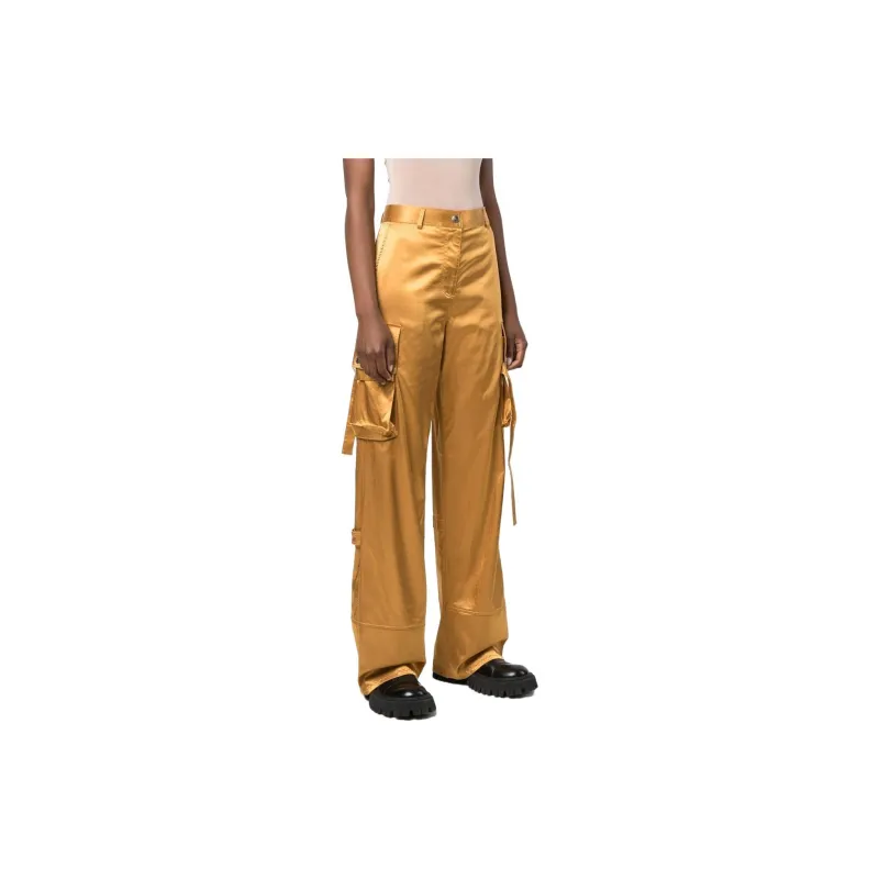 Just Cavalli Cargo Pants Men Gold-3
