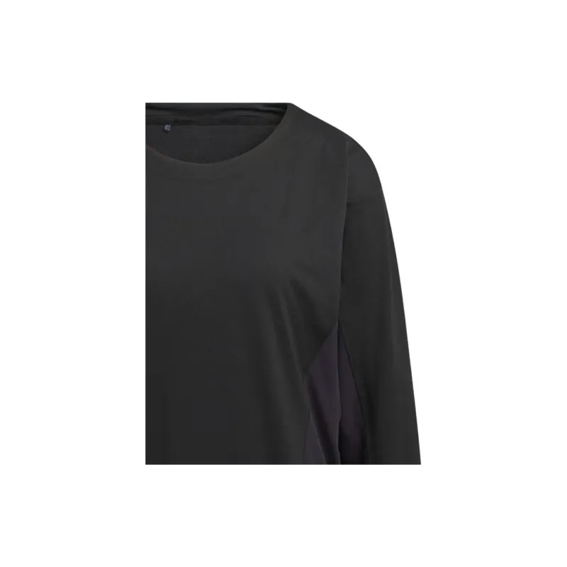 Adidas Go-To Knit Woven Pullover Sweatshirt Women's Black-1