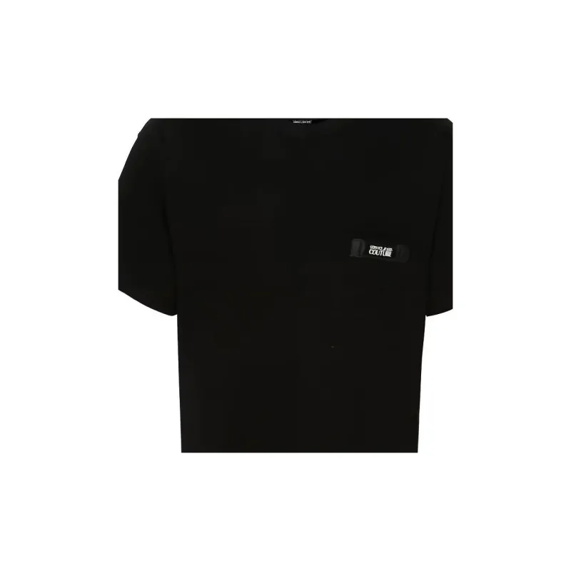 VERSACE JEANS COUTURE Logo Patch Crewneck T Shirt-5