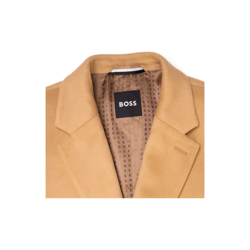 HUGO BOSS FW22 Coats Men's Khaki-5