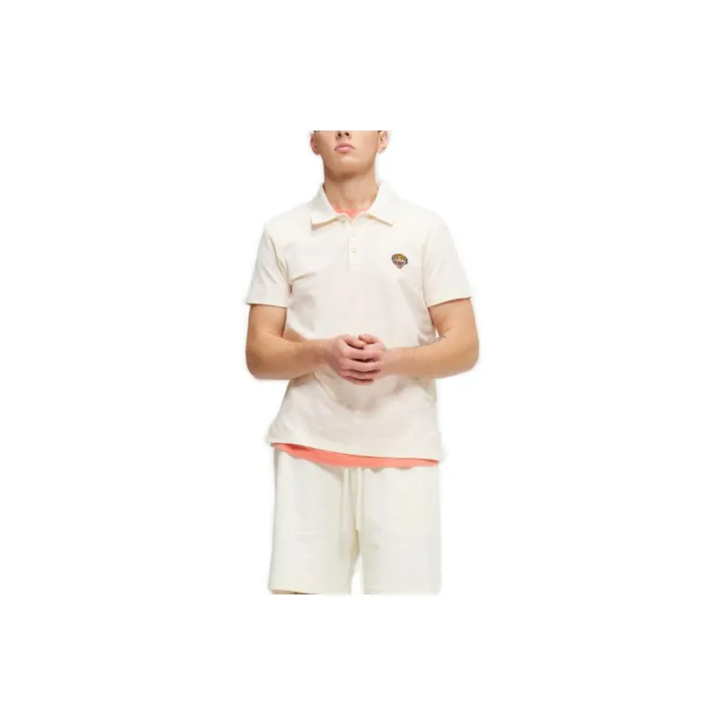 Ed Hardy Classic Classic Series Polo Shirts Men Ivory White-2