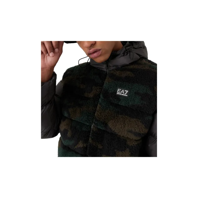 EMPORIO ARMANI EA7 FW22 Puffer Jacket Men's Black-4