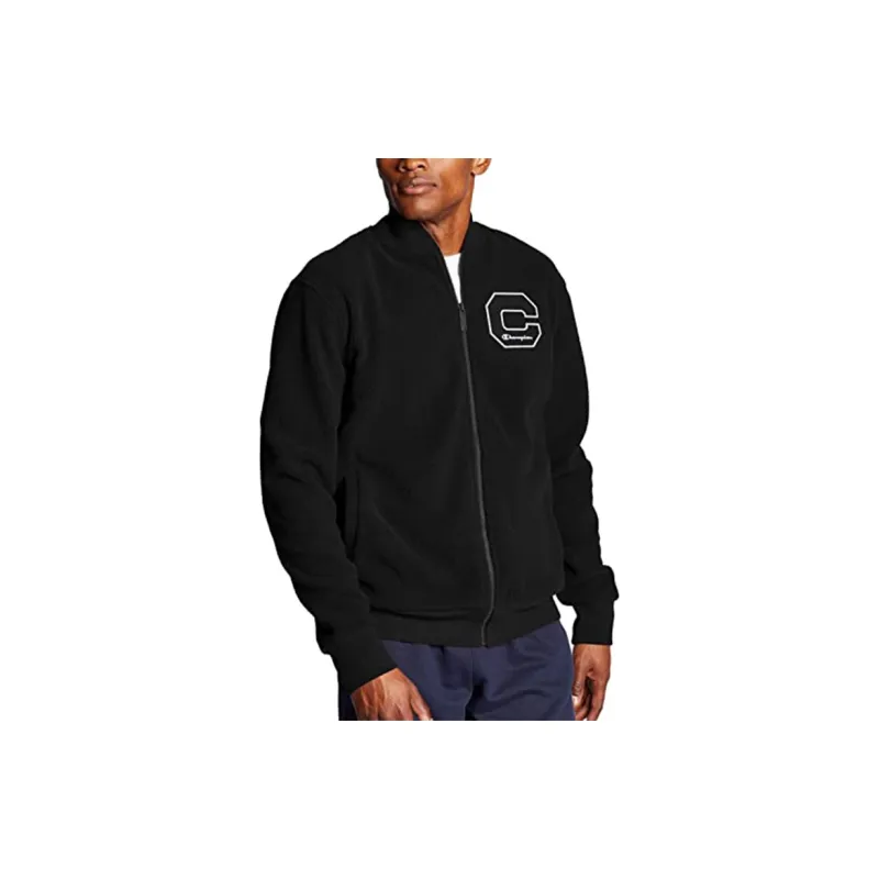 Champion Jacket US Version Unisex Black-3