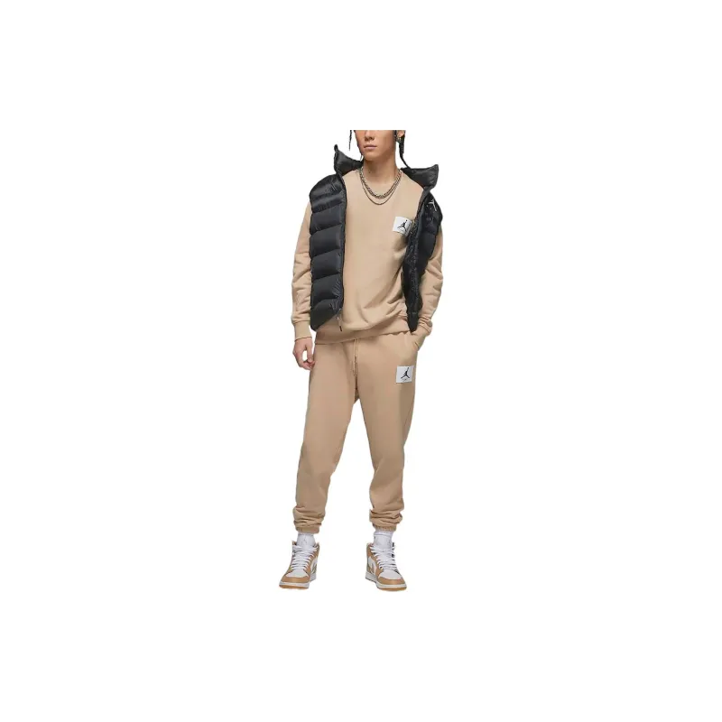 Jordan Sweatshirts Men Desert Yellow-2