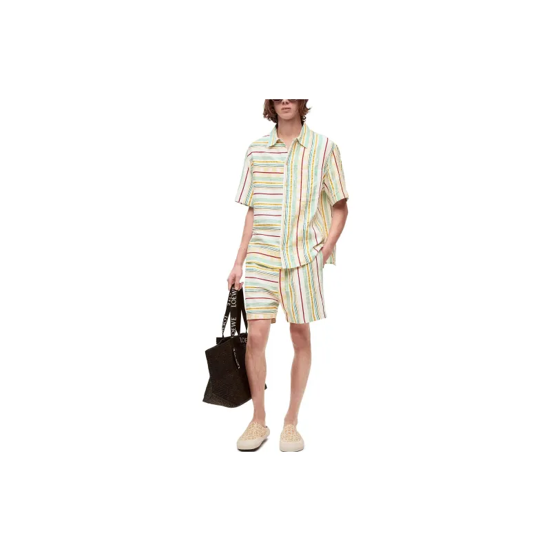 LOEWE Casual Shorts Men Multicolor-3