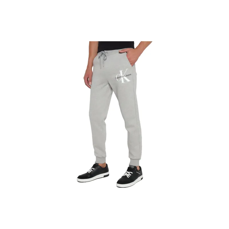 CALVIN KLEIN Knitted Sweatpants Men's Gray-3