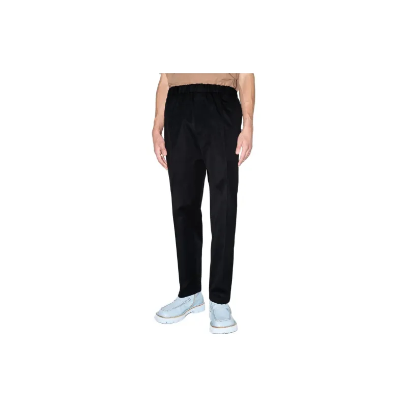 JIL SANDER Knitted Sweatpants Men Black-2