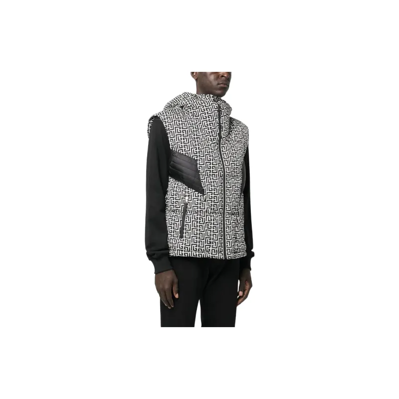 BALMAIN Vests Men Black-4