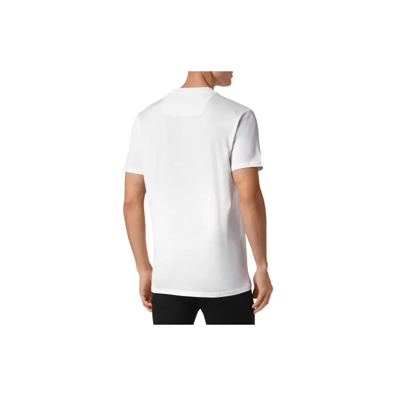 PHILIPP PLEIN Logo Plaque Crewneck T-Shirt-3