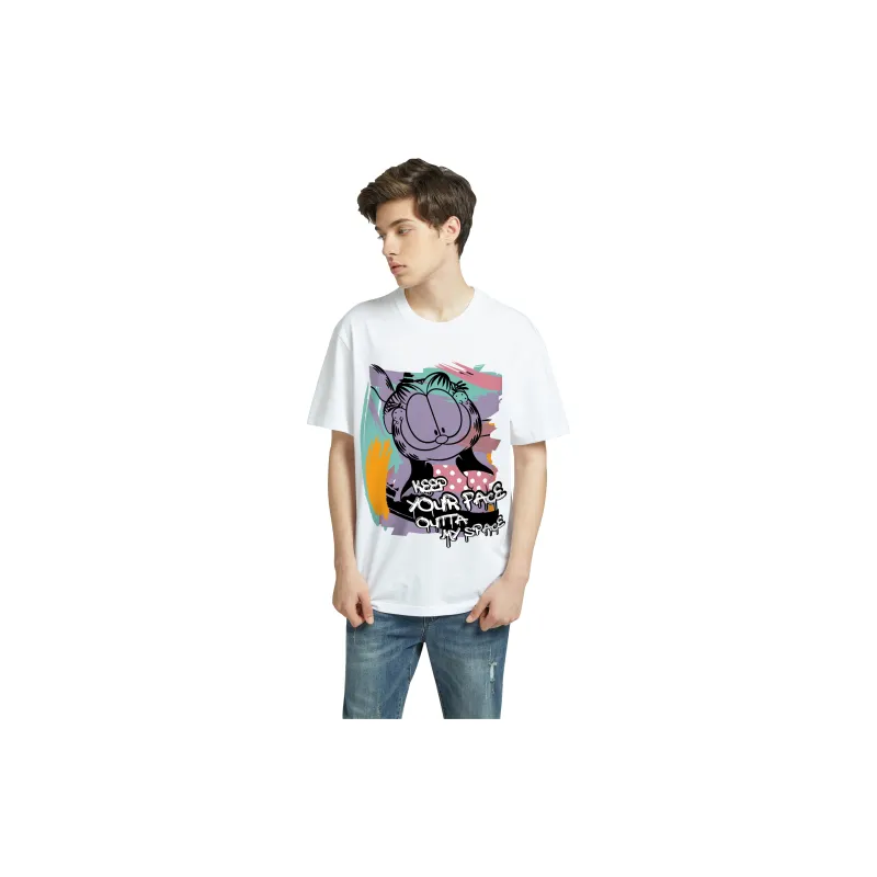 FOREVER 21 Garfield Joint Name T Shirts Unisex-2
