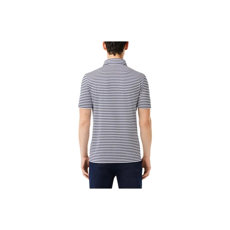 LACOSTE Striped Polo Shirt-2