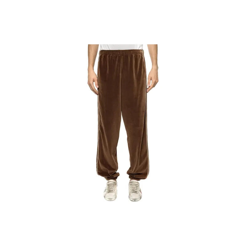 GUCCI Knitted Sweatpants Men's Brown-1