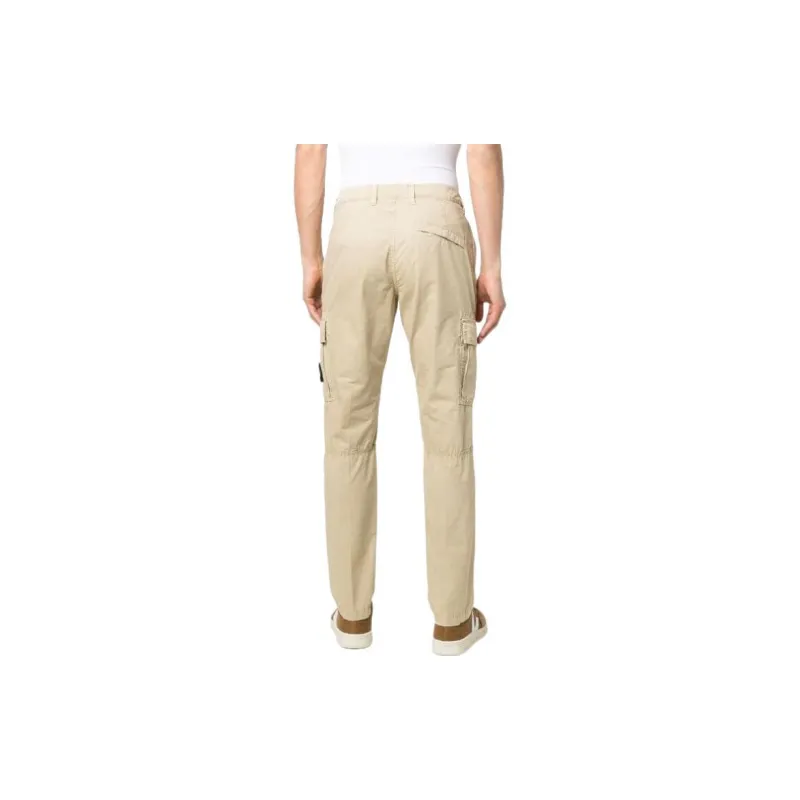 STONE ISLAND Cargo Pants Men Khaki-3
