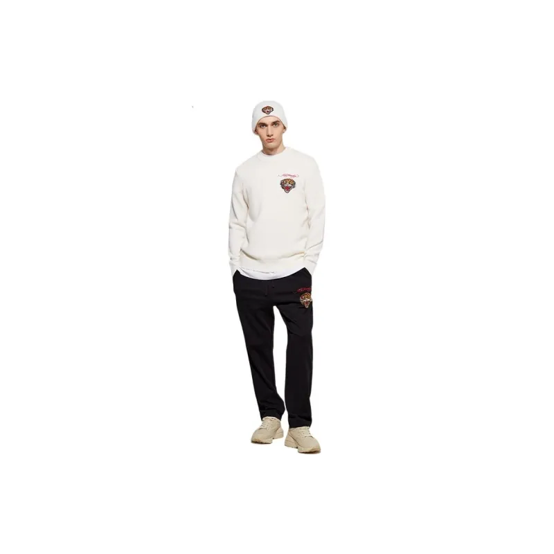 Ed Hardy Knitwear Men Ivory White E1OWM031-2
